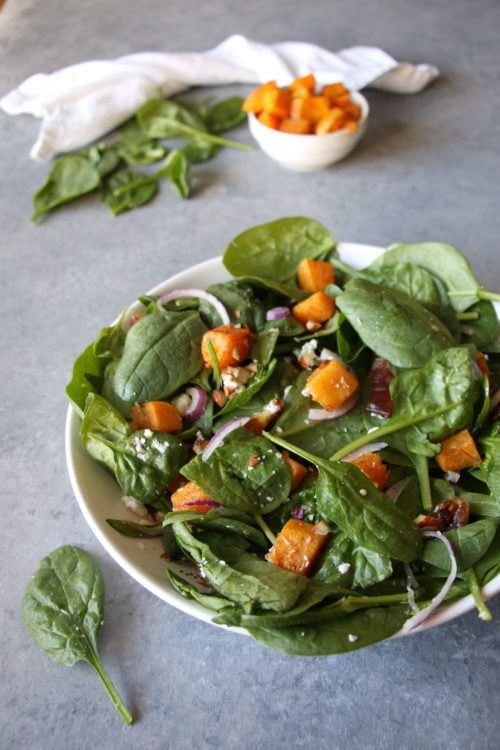 Butternut Squash Salad with Dates & Feta