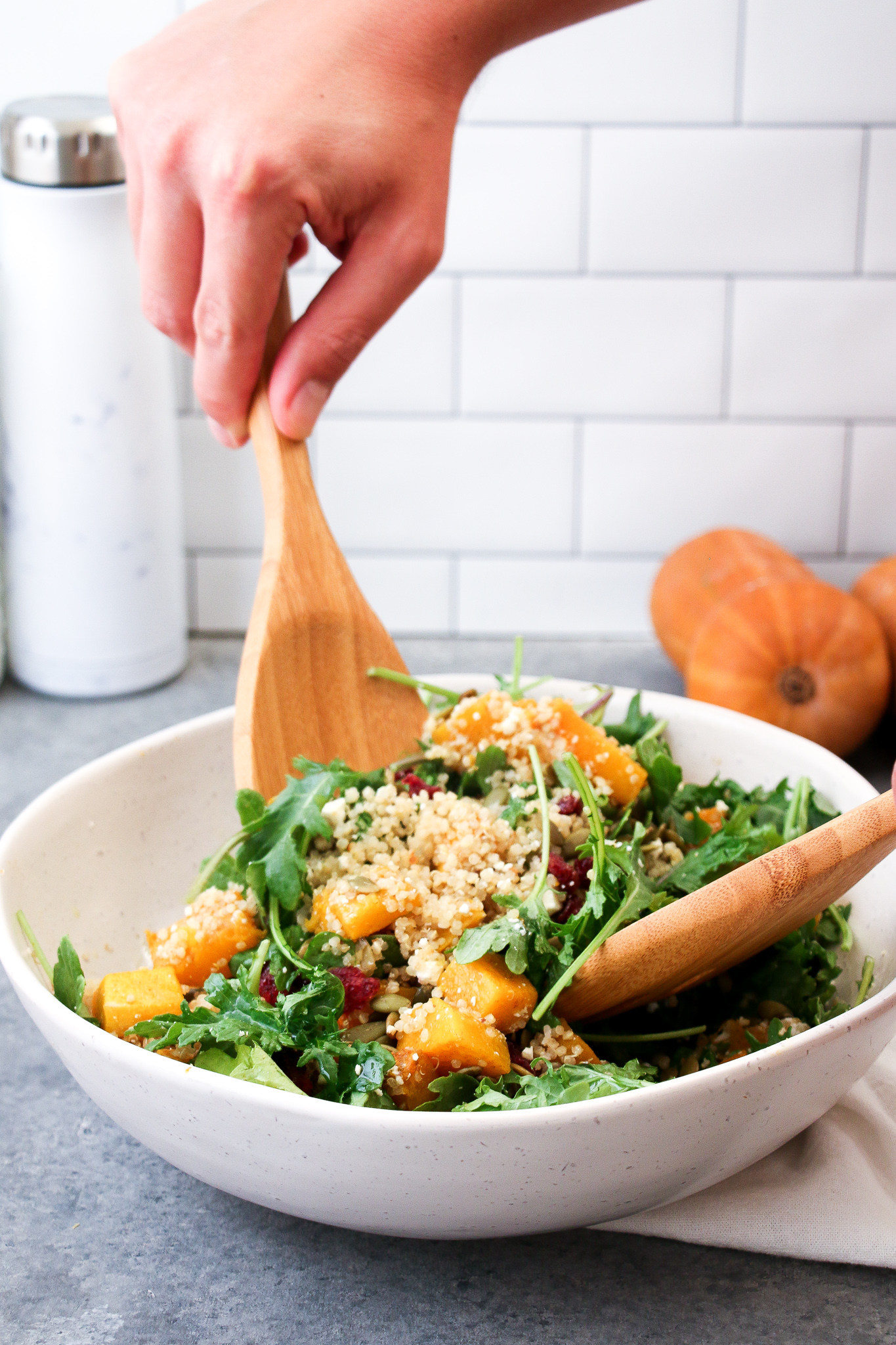 Pumpkin-Cranberry Quinoa Salad